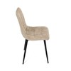 Jídelní židle, béžová, látka vintage, CT-281 CRM3