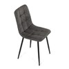Jídelní židle, černá, látka vintage, CT-281 BK3