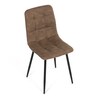 Jídelní židle, hnědá, látka vintage, CT-281 COF3
