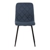 Jídelní židle, modrá, látka, CT-283 BLUE2
