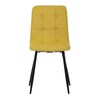 Jídelní židle, žlutá, látka, CT-281 YEL2