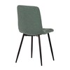 Jídelní židle, zelená, látka, CT-281 GRN2