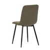 Jídelní židle, hnědá, látka, CT-283 BR2