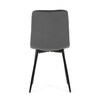 Jídelní židle, šedá, sametová látka, CT-281 GREY4