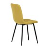 Jídelní židle, žlutá, látka, CT-281 YEL2