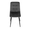 Jídelní židle, šedá, sametová látka, CT-281 GREY4