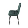 Jídelní židle, zelená, sametová látka, CT-281 GRN4