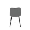 Jídelní židle, šedá, sametová látka, CT-281 GREY4