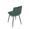 Jídelní židle, zelená, sametová látka, CT-281 GRN4