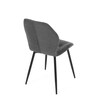 Jídelní židle, šedá, látka, CT-285 GREY2