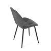 Jídelní židle, šedá, látka, CT-285 GREY2