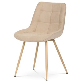 Jídelní židle, béžová, látka, CT-394 CRM2