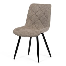 Jídelní židle, hnědá, látka, CT-382 CRM2