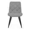 Jídelní židle, šedá, látka, CT-382 SIL2