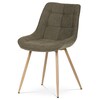 Jídelní židle, hnědá, látka, CT-394 BR2