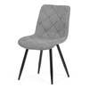 Jídelní židle, šedá, látka, CT-382 SIL2