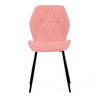 Jídelní židle, růžová, látka, CT-285 PINK2