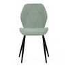 Jídelní židle, zelená, látka, CT-285 GRN2