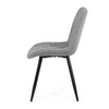 Jídelní židle, šedá, látka, CT-382 SIL2