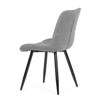 Jídelní židle, šedá, látka, CT-382 SIL2