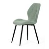 Jídelní židle, zelená, látka, CT-285 GRN2