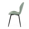 Jídelní židle, zelená, látka, CT-285 GRN2