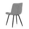 Jídelní židle, šedá, látka, CT-382 SIL2