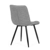 Jídelní židle, šedá, látka, CT-382 SIL2