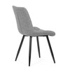 Jídelní židle, šedá, látka, CT-382 SIL2
