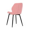 Jídelní židle, růžová, látka, CT-285 PINK2