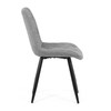 Jídelní židle, šedá, látka, CT-382 SIL2