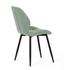 Jídelní židle, zelená, látka, CT-285 GRN2