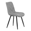 Jídelní židle, šedá, látka, CT-382 SIL2