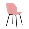 Jídelní židle, růžová, látka, CT-285 PINK2