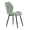 Jídelní židle, zelená, látka, CT-285 GRN2