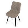 Jídelní židle, hnědá, látka, CT-382 CRM2