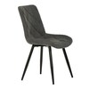Jídelní židle, šedá, látka, CT-382 GREY2