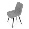 Jídelní židle, šedá, látka, CT-382 SIL2