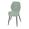 Jídelní židle, zelená, látka, CT-285 GRN2