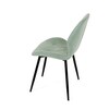 Jídelní židle, zelená, látka, CT-285 GRN2