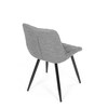 Jídelní židle, šedá, látka, CT-382 SIL2