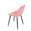 Jídelní židle, růžová, látka, CT-285 PINK2