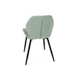 Jídelní židle, zelená, látka, CT-285 GRN2