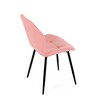 Jídelní židle, růžová, látka, CT-285 PINK2