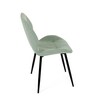 Jídelní židle, zelená, látka, CT-285 GRN2