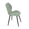 Jídelní židle, zelená, látka, CT-285 GRN2