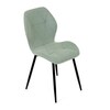 Jídelní židle, zelená, látka, CT-285 GRN2