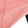 Jídelní židle, růžová, látka, CT-285 PINK2