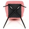 Jídelní židle, růžová, látka, CT-285 PINK2