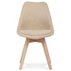 Jídelní židle, béžová, látka, CT-751 CRM2